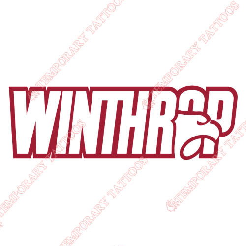 Winthrop Eagles Customize Temporary Tattoos Stickers NO.7017